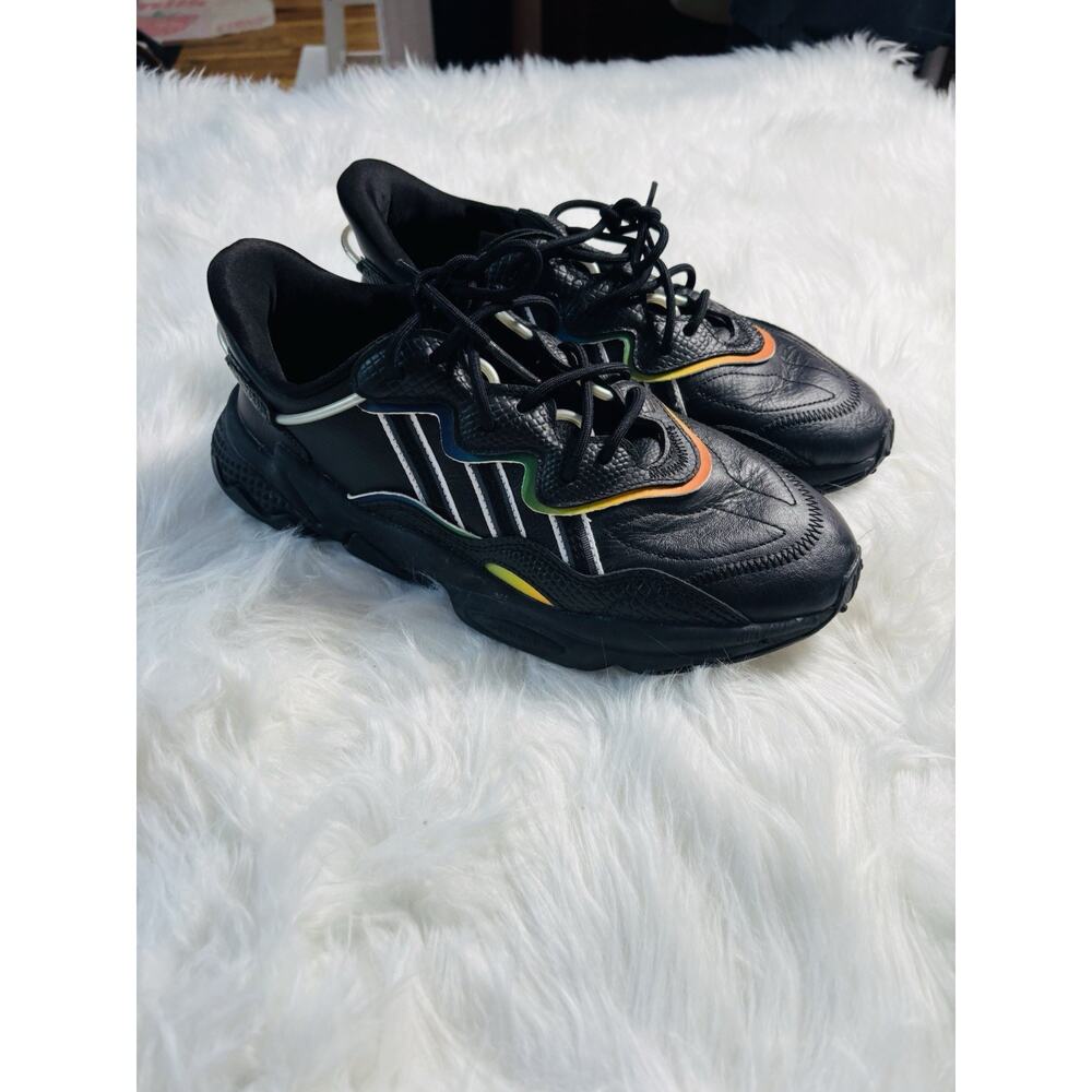 Adidas Ozweego Women's Size 10.5 'Black Multi' Rainbow Rare Colorway